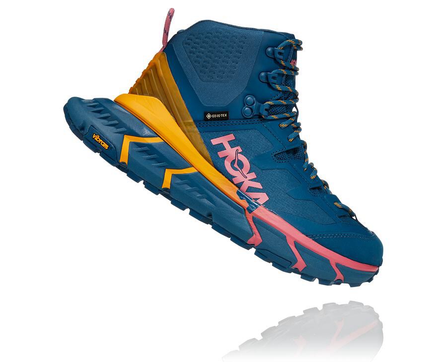 Hoka One One Womens Hiking Boots - TenNine Hike GORE-TEX - Blue - EMJQ43509